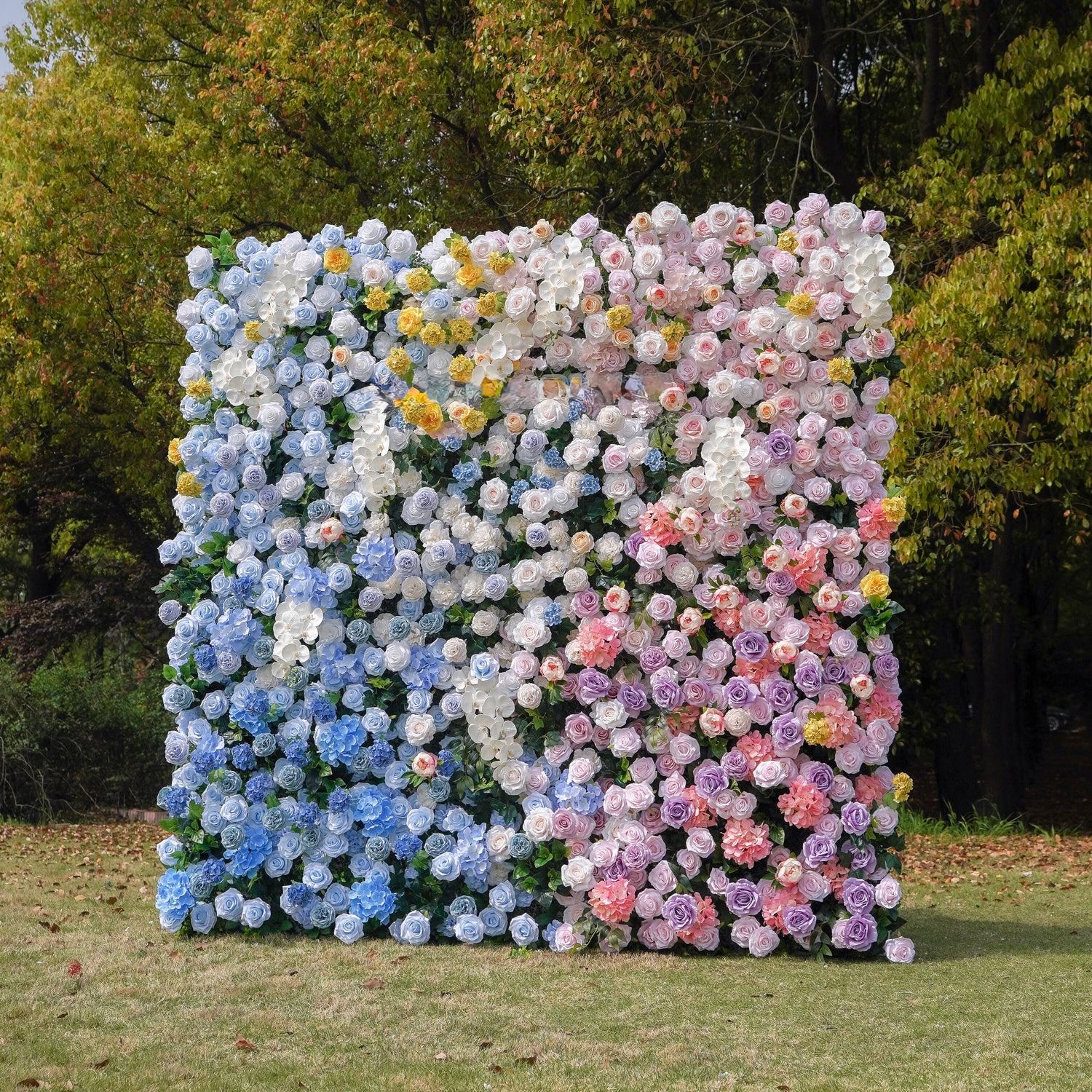 Lafayette, LA Backdrop Rental | Rose - Berry Flower Wall